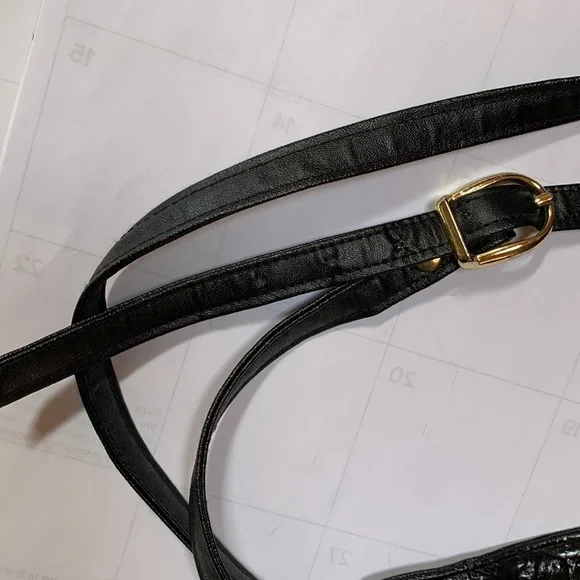 Vintage Lee Sands Eel Skin Wallet Clutch Crossbody - Picture 12 of 15